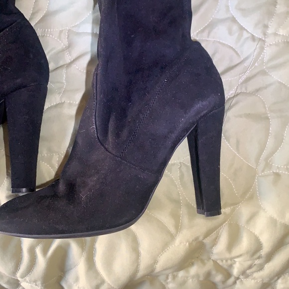 Over the knee tall black boots Steve Madden size 9 - Picture 2 of 4